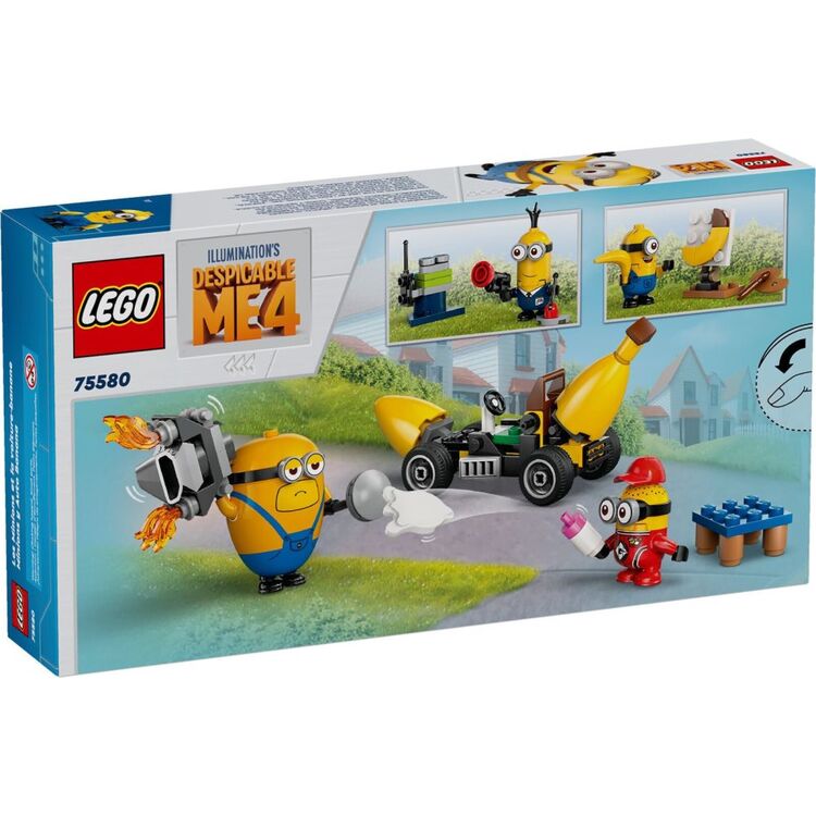 Product LEGO® Despicable Me 4: Μίνιονς και Αυτοκίνητο-Μπανάνα (75580) image