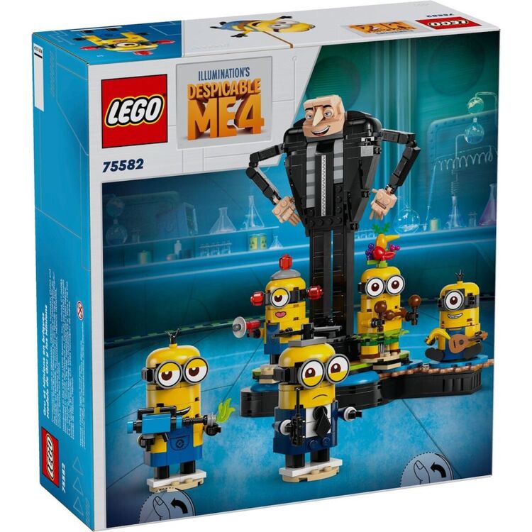 Product LEGO® Despicable Me 4: Γκρου και Μίνιονς από Τουβλάκια (75582) image