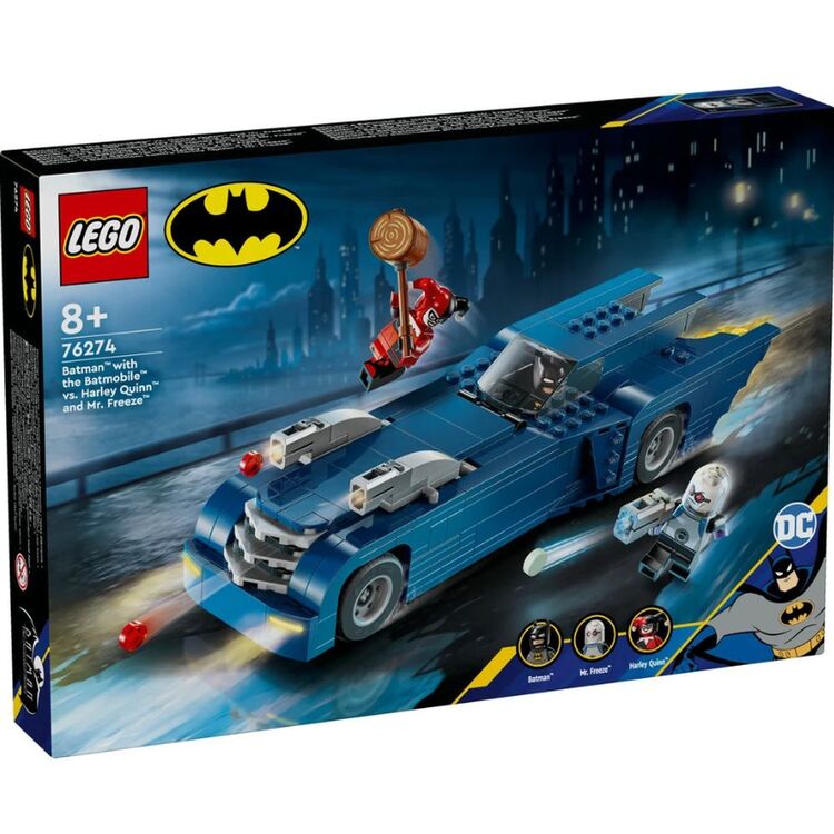 Product LEGO® DC Batman™: Ο Μπάτμαν με το Μπάτμομπιλ™ εναντίον Χάρλεϊ Κουίν™ και Μίστερ Φριζ™ (76274) image
