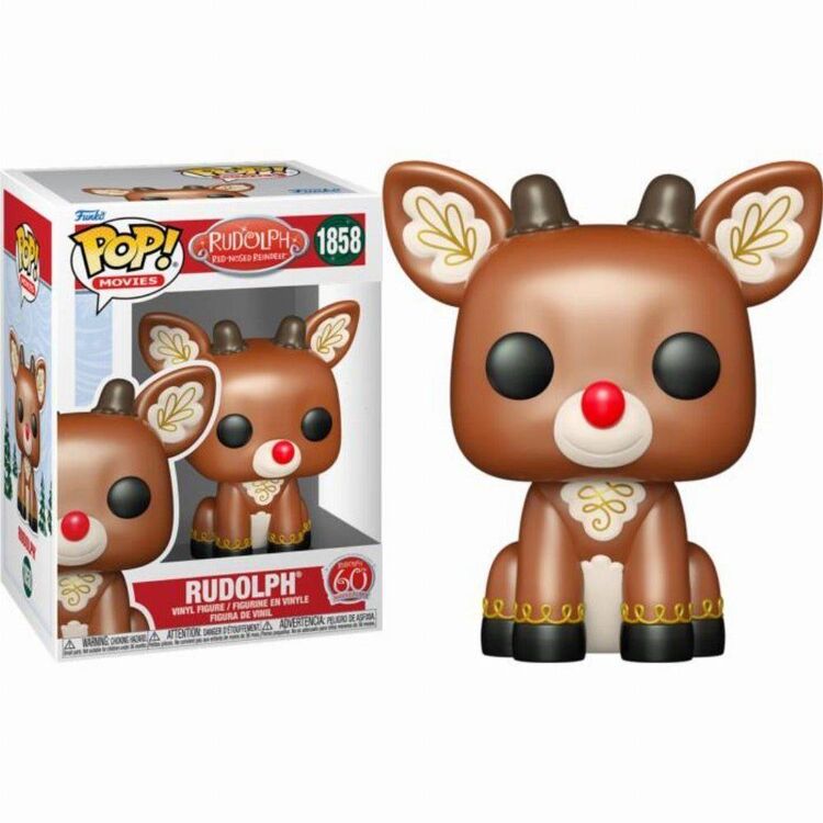Product Funko Pop! Rudolph Red-Nosed Reindeer 60th Anniversary - Rudolph (Sitting) image