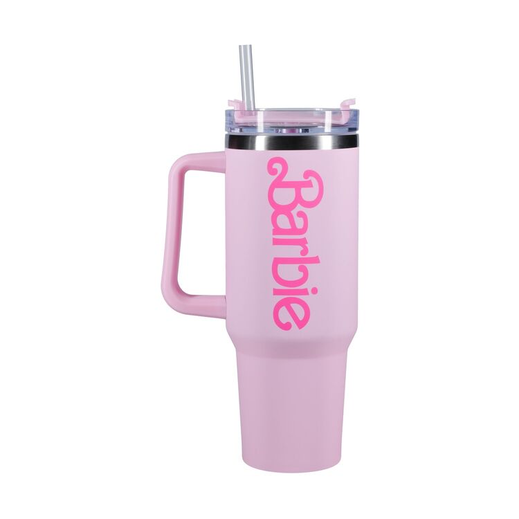 Product Ποτήρι με Καλαμάκι Paladone: Barbie XL Multiway Insulated Travel Mug with Straw (1200ml) (PP13760BR) image