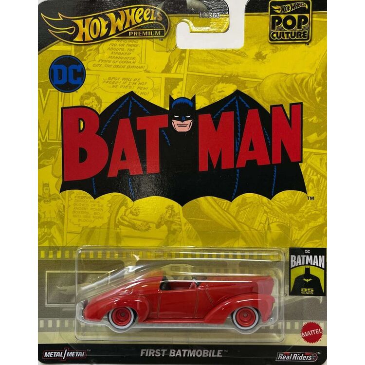 Product Mattel Hot Wheels Premium® Pop Culture: DC Batman - First Batmobile (HVJ40) image