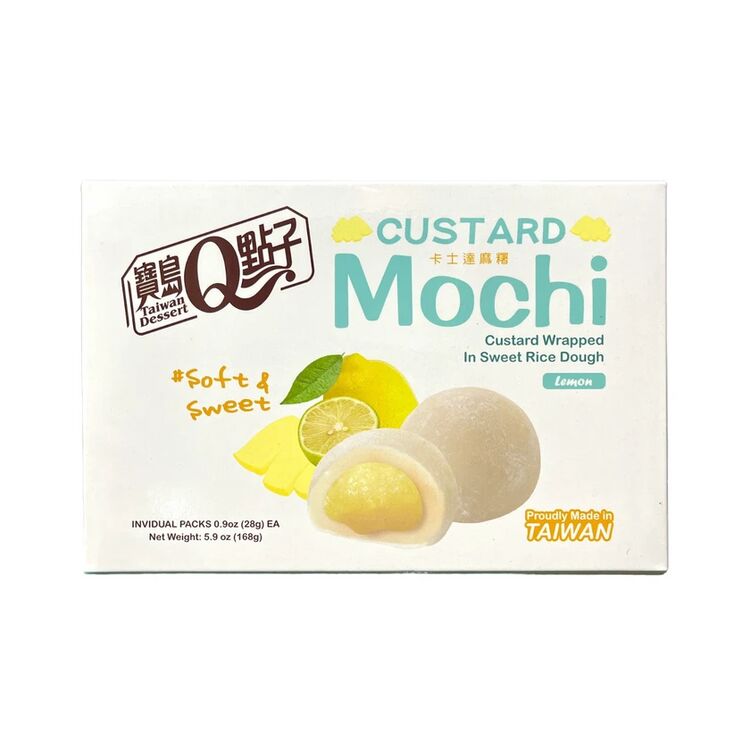 Product Q Brand Custard Lemon Mochi image