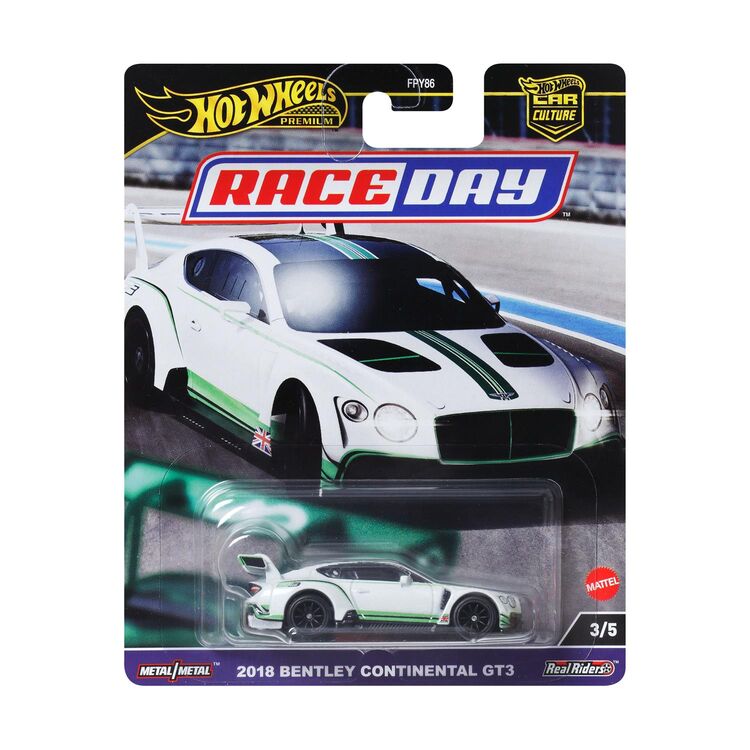 Product Mattel Hot Wheels Premium Car Culture: Race Day - 2018 Bentley Continental GT3 (HRV93) image