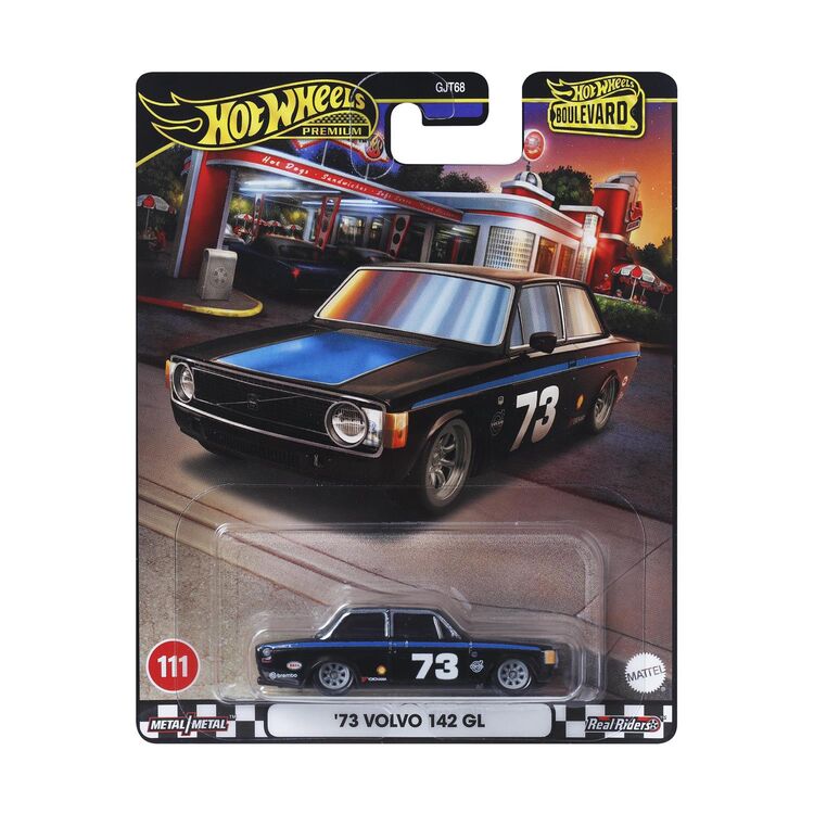 Product Mattel Hot Wheels Premium: Boulevard - '73 Volvo 142 GL Vehicle (HRT79) image