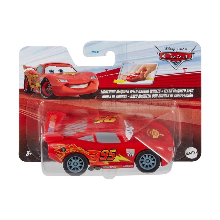 Product Mattel Disney: Cars On the Road - Lightning McQueen with Racing Wheels Vehicle (HWY41) image