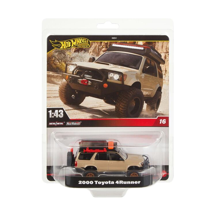 Product Mattel Hot Wheels: Premium Real Readers - 2000 Toyota 4Runner 1:43 (HWT11) image