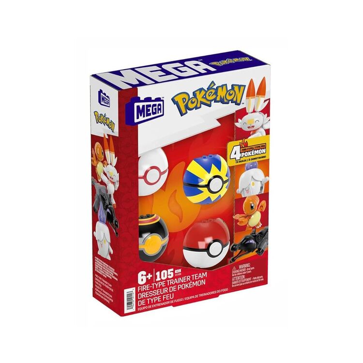 Product Mattel Mega Pokemon: Fire-Type Trainer Team  (HTJ06) image