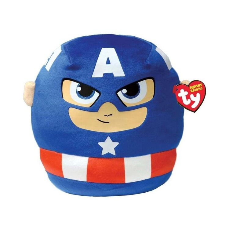 Product AS TY Squishy Beanies: Marvel - Captain America 30cm (1607-39355) image