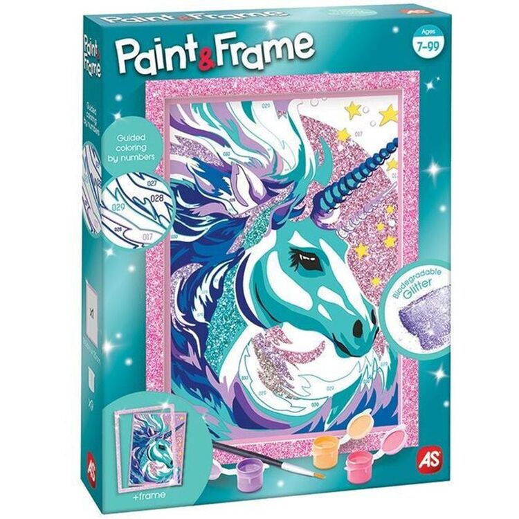 Product AS Paint &amp; Frame Fairytale Unicorn (1038-41017) image