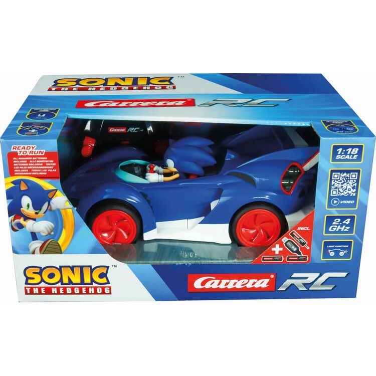 Product Carrera R/C Car: 2,4GHz Team Sonic Racing - Sonic (Performance Version) - 1:18 (370201063) image