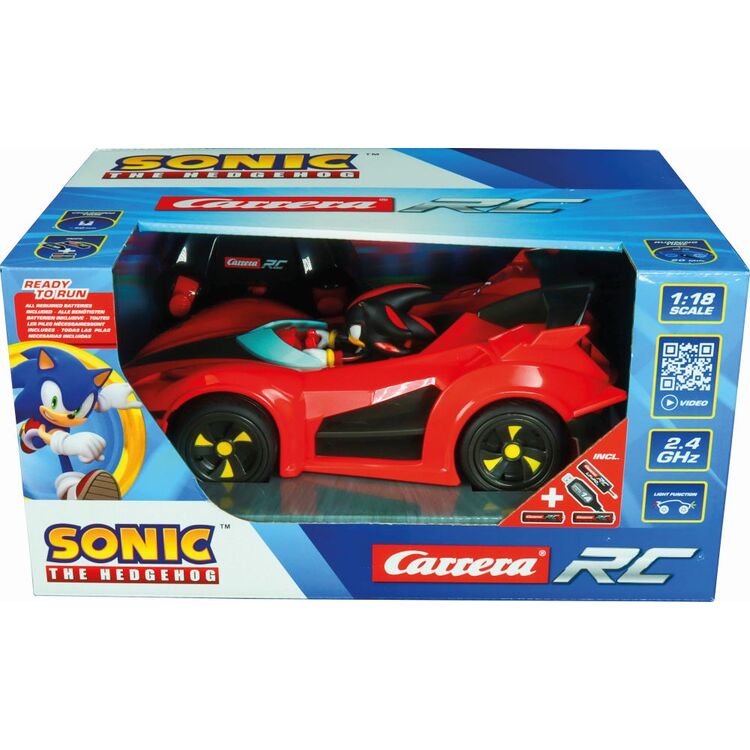 Product Carrera R/C Car: 2,4GHz Team Sonic Racing - Shadow (Performance Version) - 1:18 (370201064) image