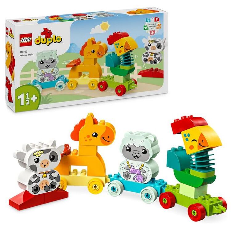 Product LEGO® DUPLO®: My First Animal Train Nature Toy (10412) image