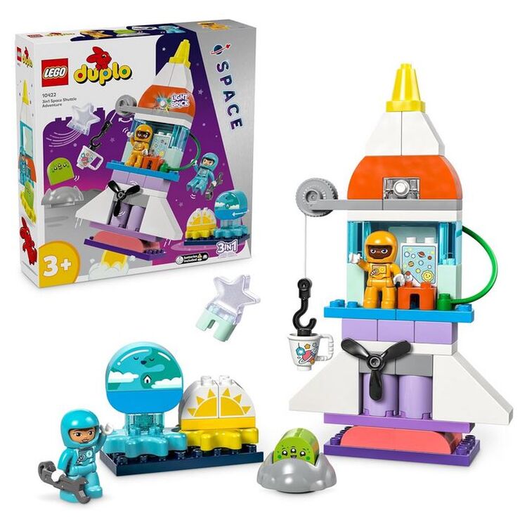 Product LEGO® DUPLO®: 3in1 Space Shuttle Adventure Toy (10422) image