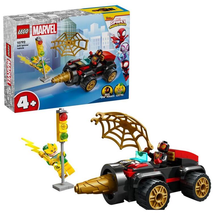 Product LEGO® Marvel Spidey and his Amazing Friends: Drill Spinner Vehicle (10792) image