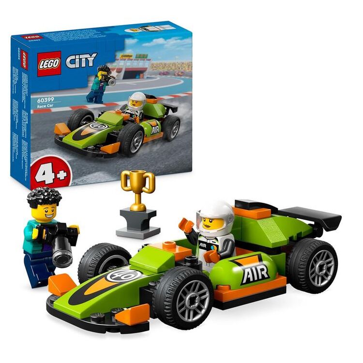 Product LEGO® City: Green Race Car Racing Vehicle Toy (60399) image