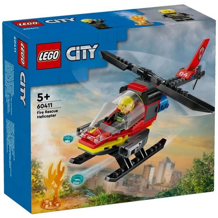 Product LEGO® City: Fire Rescue Helicopter Building Set (60411) image