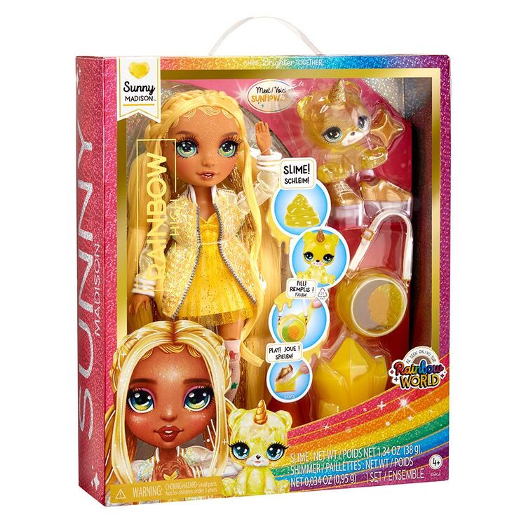 Product MGA Rainbow High: Sunny Madison - (Yellow) Doll  Slime (120186-EU) image