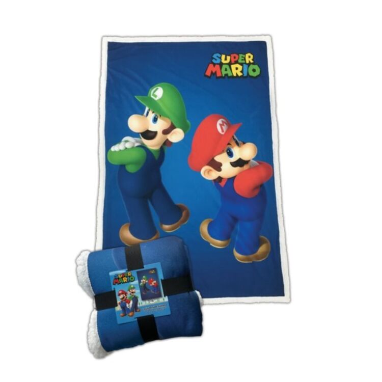 Product Κουβέρτα Super Mario - Mario and Luigi  Sherpa Blanket image
