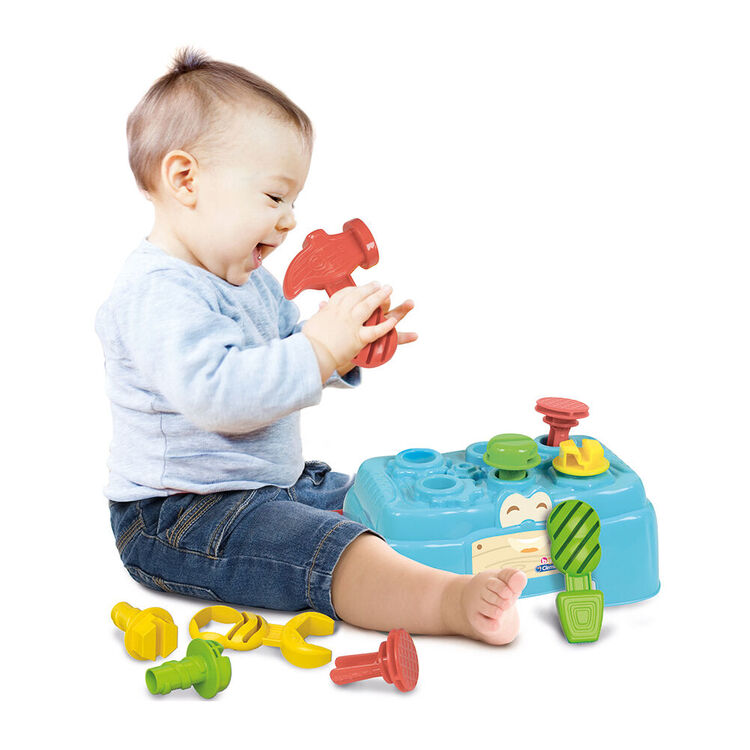 Product Βρεφικό Παιχνίδι AS Baby Clementoni - Workbench Build n Play (1000-17042) image