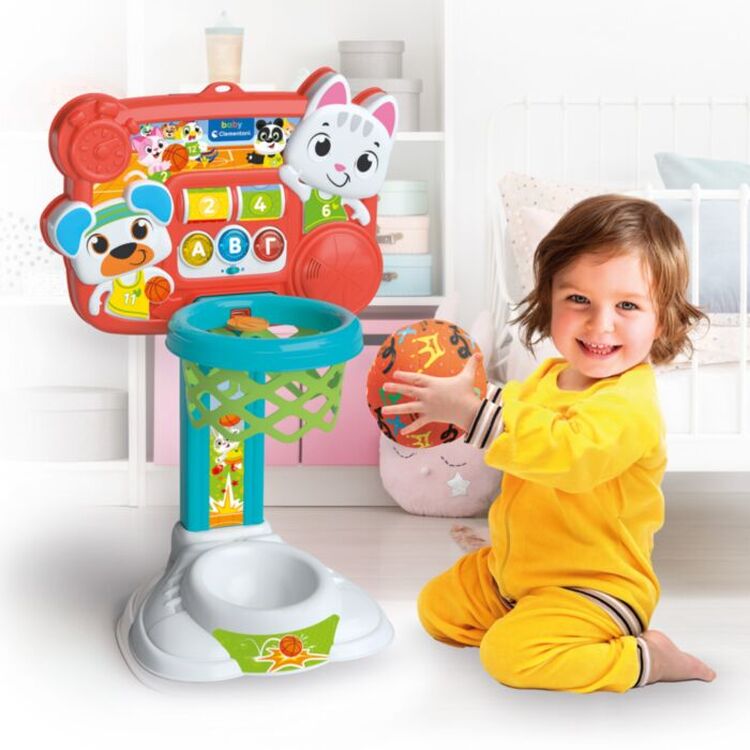 Product Βρεφικό Παιχνίδι AS Baby Clementoni: Μπασκετάκιας  (Μιλάει Ελληνικά) (1000-63441) image