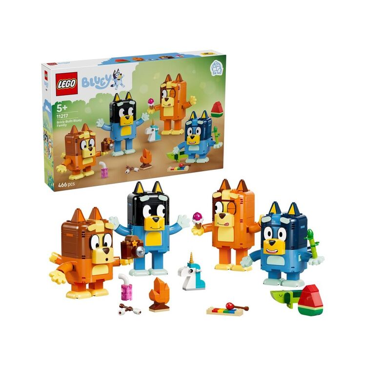 Product LEGO® Bluey: Brick-built Bluey Family (11217) image