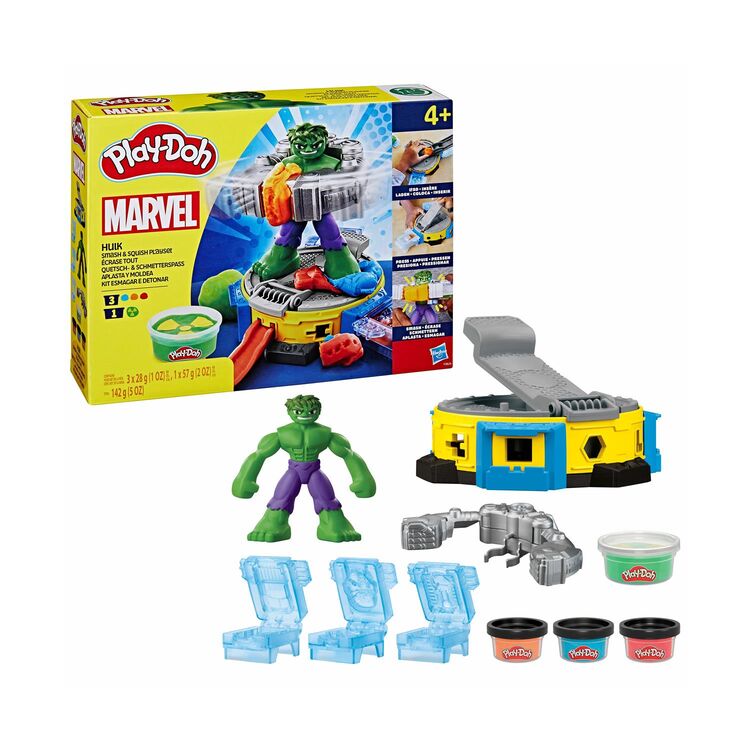 Product Hasbro Play-Doh Marvel: Hulk - Smash And Squish (F9826) image
