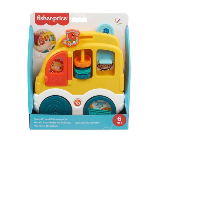 Product Βρεφικό Παιχνίδι Fisher-Price: Animal Friends Discovery - Car (HXK33) image