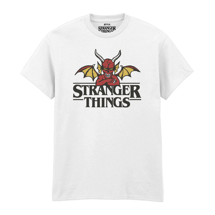 Product Stranger Things Demon White T-shirt image