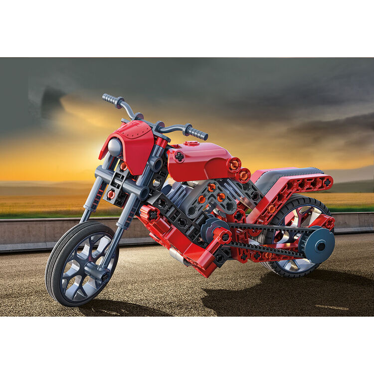 Product Εκπαιδευτικό Παιχνίδι AS Clementoni Μαθαίνω & Δημιουργώ Build: Εργαστήριο Μηχανικής - Roadster & Dragster (1026-63246) image