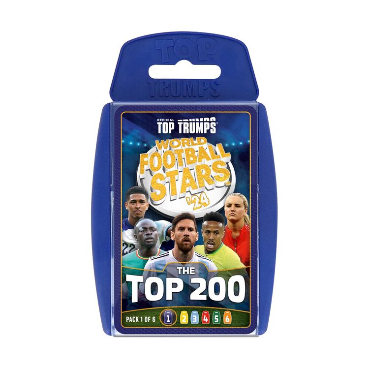 Product Επιτραπέζιο με Κάρτες Winning Moves: Top Trumps - World Football Stars 2024 The Top 200 Starter Kit - Card Game (WM04717-EN1) image
