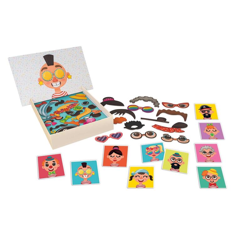 Product Σετ Χειροτεχνίας AS Happi Hobbi - Αστεία Πρόσωπα 55 Εκπαιδευτικοί Χάρτινοι Μαγνήτες (1029-64079) image