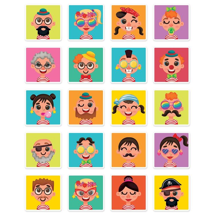 Product Σετ Χειροτεχνίας AS Happi Hobbi - Αστεία Πρόσωπα 55 Εκπαιδευτικοί Χάρτινοι Μαγνήτες (1029-64079) image