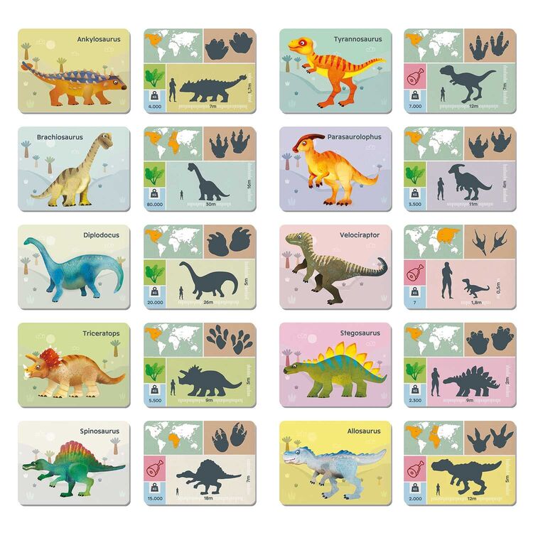 Product AS Happi Hobbi - Δεινόσαυροι 45 Εκπαιδευτικοί Χάρτινοι Μαγνήτες (1029-64082) image