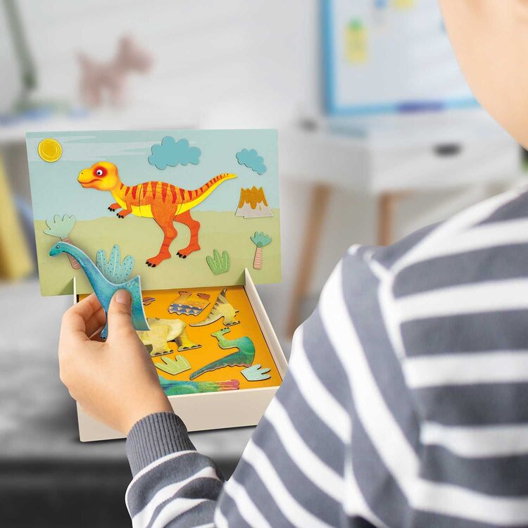 Product AS Happi Hobbi - Δεινόσαυροι 45 Εκπαιδευτικοί Χάρτινοι Μαγνήτες (1029-64082) image