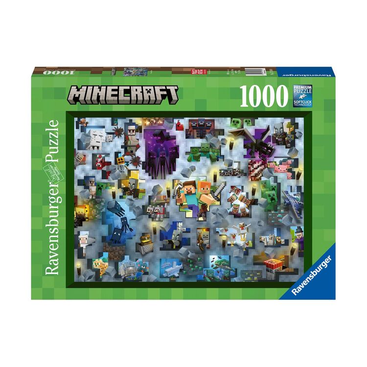 Product Παζλ Ravensburger Puzzle: Minecraft Challenge (1000pcs) (12000422) image
