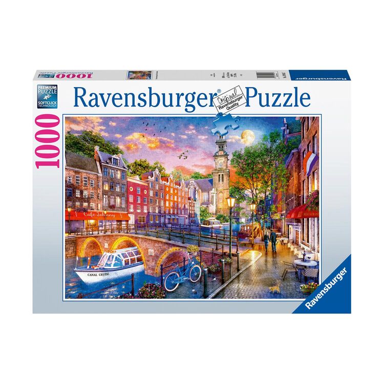 Product Παζλ Ravensburger Puzzle: Sunset over Amsterdam (1000pcs) (12000884) image