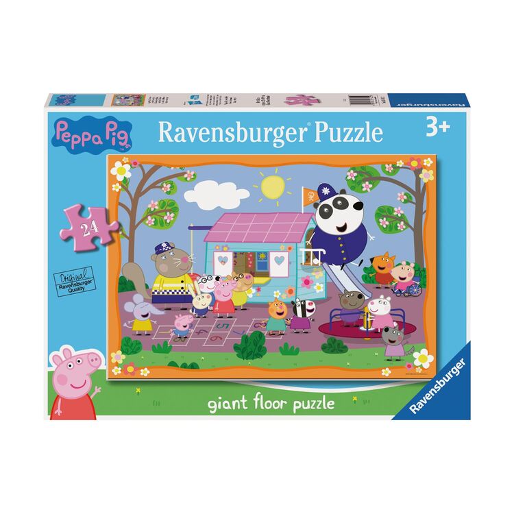 Product Ravensburger Giant Floor Puzzle: Peppa Pig - Fun at the Club House (24pcs) (3141) image