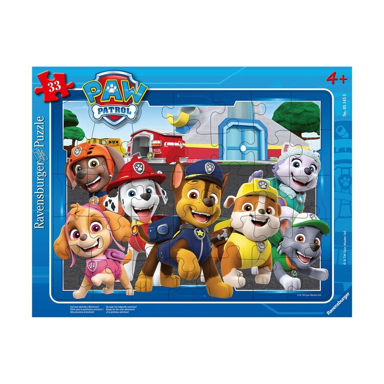 Product Παζλ Ravensburger Puzzle: Paw Patrol - Ready for the Next Adventure (33pcs) (5145) image