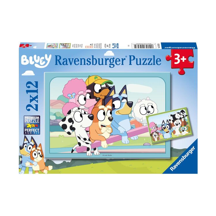 Product Ravensburger Puzzle: Bluey - Fun with Bluey (2x12pcs) (5693) image