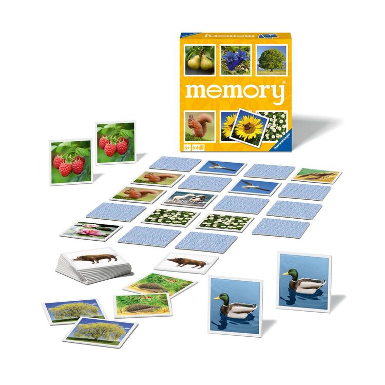 Product Επιτραπέζιο Παιχνίδι Ravensburger: Memory Game - Nature (20881) image