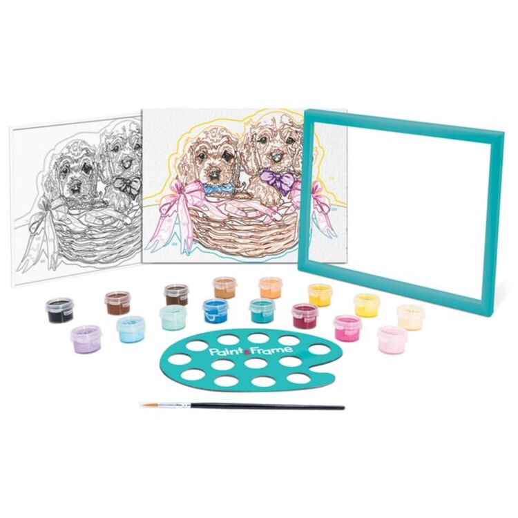 Product Παιχνίδι Ζωγραφικής AS Paint &amp; Frame Αdorable Puppies (1038-41019) image