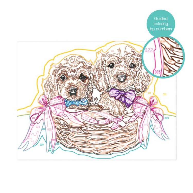 Product Παιχνίδι Ζωγραφικής AS Paint &amp; Frame Αdorable Puppies (1038-41019) image