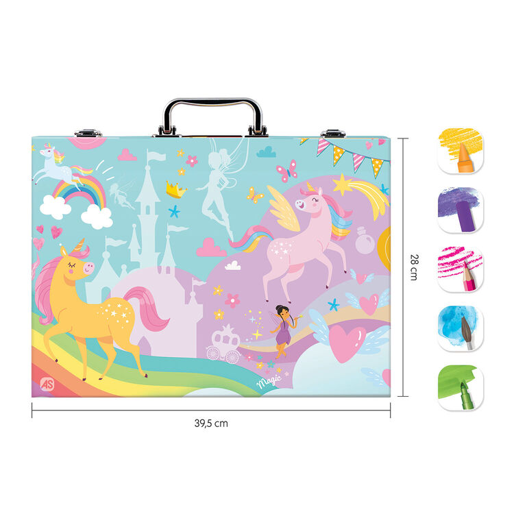 Product Σετ Ζωγραφικής AS Happihobbi: Art Case Deluxe - Rainbow 100 Accessories (Εn) (1038-82057) image