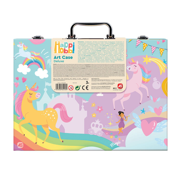 Product Σετ Ζωγραφικής AS Happihobbi: Art Case Deluxe - Rainbow 100 Accessories (Εn) (1038-82057) image