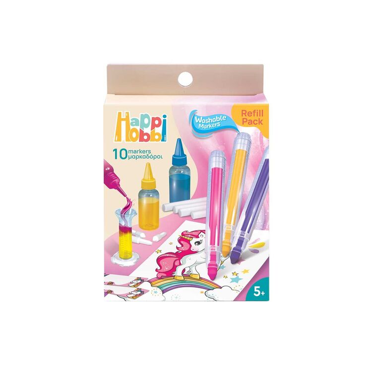Product Μαρκαδόροι AS Happi Hobbi: First Steps With Crayons - Unicorn Refill Pack (1038-11031) image