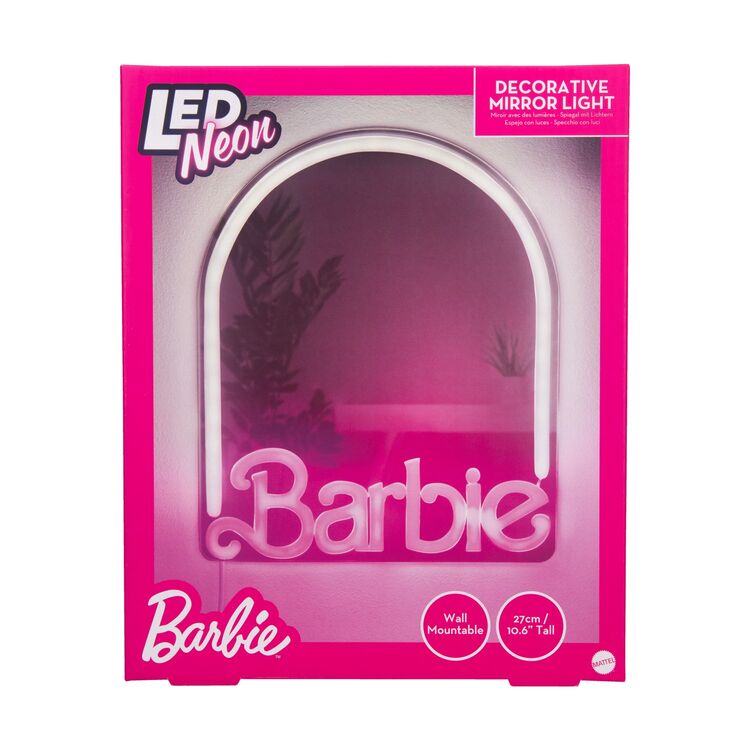 Product Καθρέπτης με Φώς Paladone: Barbie - Wall Mountable LED Neon Mirror (PP14619BRVN) image