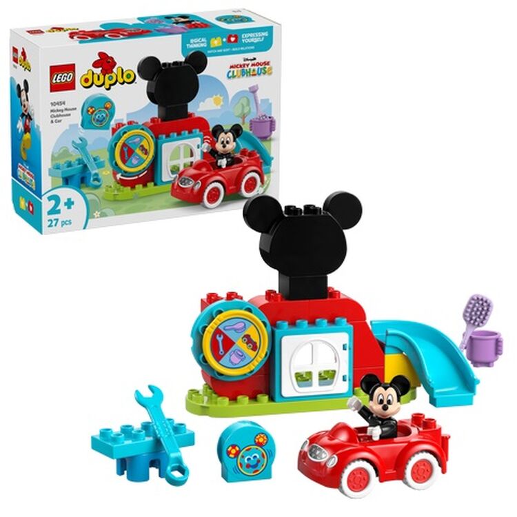 Product LEGO® DUPLO®: Disney Η Λέσχη & το Αυτοκίνητο του Μίκυ Μάους (10454) image