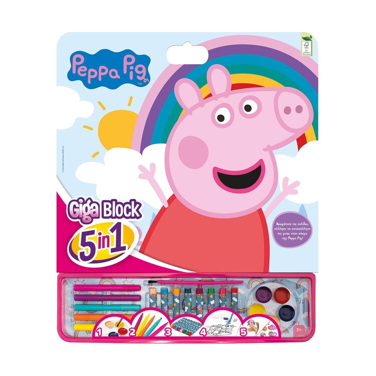 Product AS Giga Block Drawing Set 5 in 1 Peppa Pig (1023-62751) image