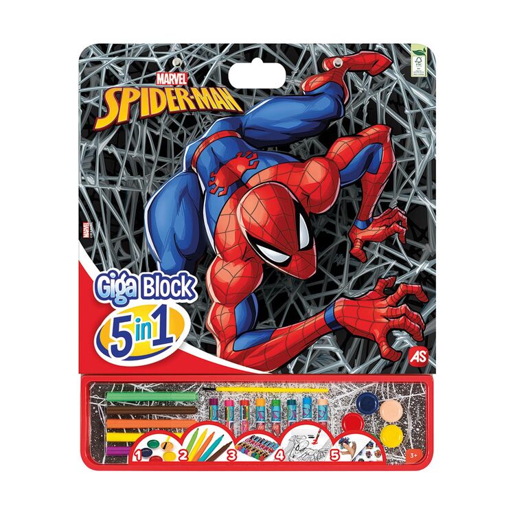 Product AS Marvel: Giga Block Drawing Set 5 in 1 Spiderman (1023-62752) image